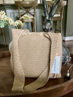 Brand New Tommy Bahama Crochet Hobo Bag